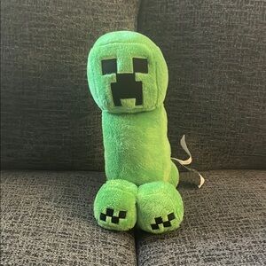 Green and Black Minecraft Creeper Plush Toy